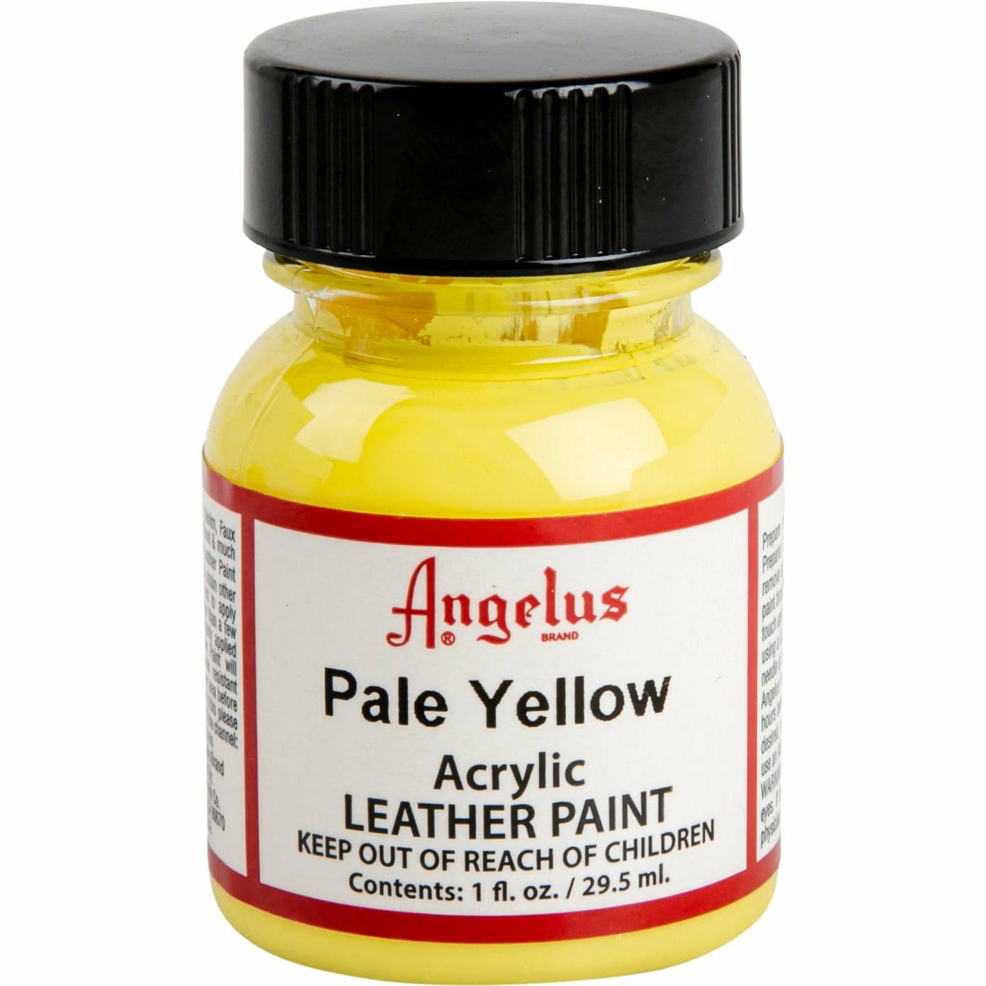 Light Goldenrod Angelus Acrylic Paint Pale Yellow #197 29Ml Use On Leather, Vinyl Or Fabric Leather Paints