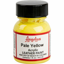 Light Goldenrod Angelus Acrylic Paint Pale Yellow #197 29Ml Use On Leather, Vinyl Or Fabric Leather Paints