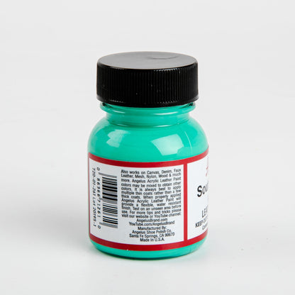 Light Sea Green Angelus Acrylic Paint South Beach #261 29Ml Use On Leather, Vinyl Or Fabric Leather Paints