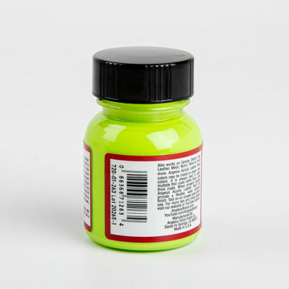 Green Yellow Angelus Acrylic Paint Grinch Green #263 29Ml Use On Leather, Vinyl Or Fabric Leather Paints