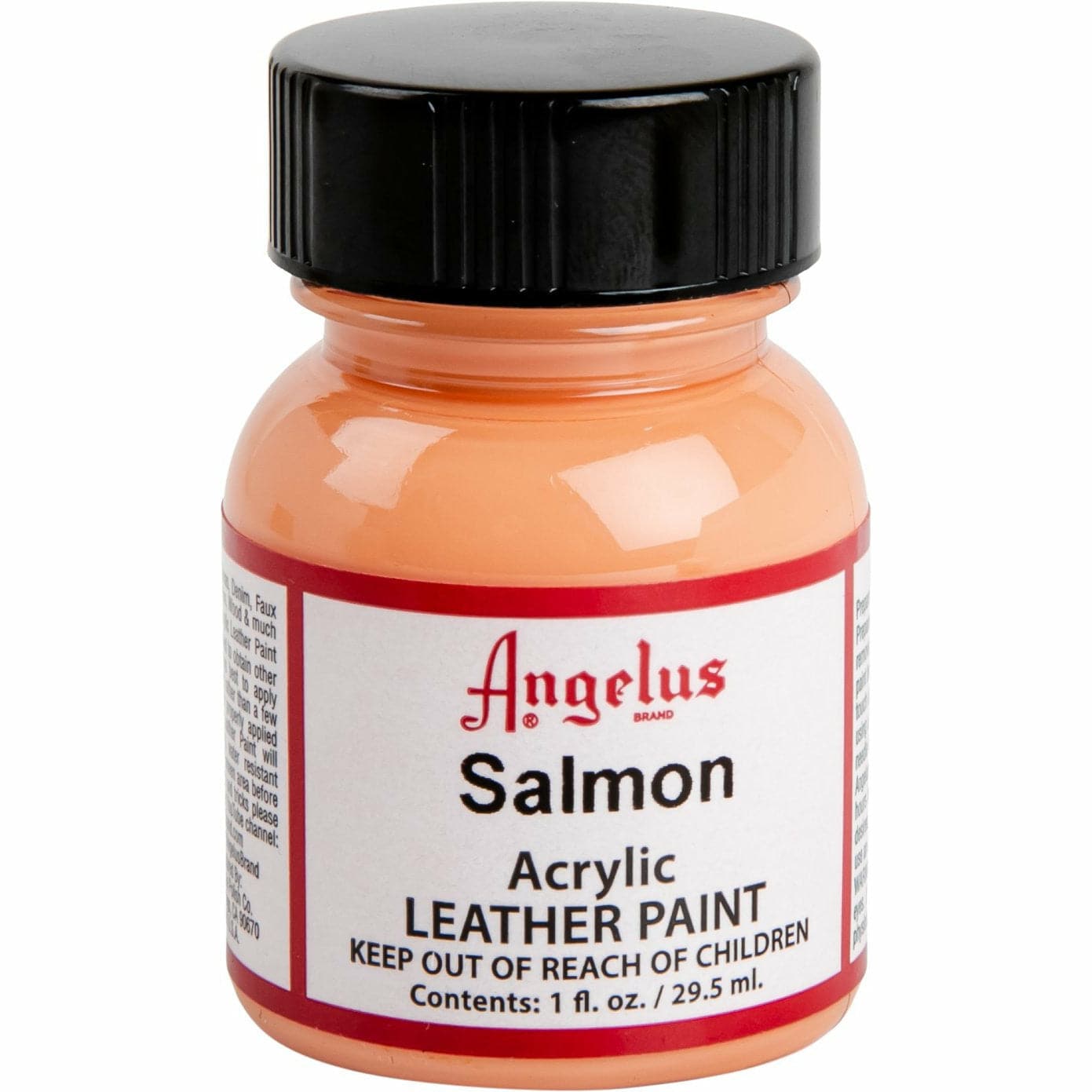 White Smoke Angelus Acrylic Paint Salmon #267 29Ml Use On Leather, Vinyl Or Fabric Leather Paints