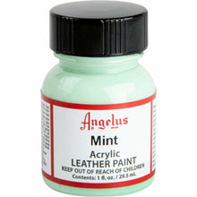 Light Gray Angelus Acrylic Paint Mint Green #269 29Ml Use On Leather, Vinyl Or Fabric Leather Paints