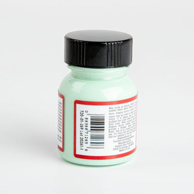 Gray Angelus Acrylic Paint Mint Green #269 29Ml Use On Leather, Vinyl Or Fabric Leather Paints