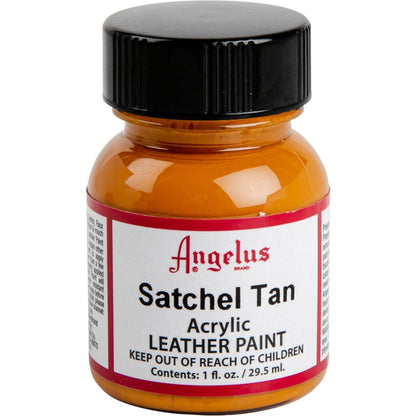 Chocolate Angelus Acrylic Paint Satchel Tan #275 29Ml Use On Leather, Vinyl Or Fabric Leather Paints