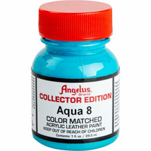 Red Angelus Collectors Edition Acrylic Paint Aqua 8 #310 29Ml Use On Leather, Vinyl Or Fabric Leather Paints