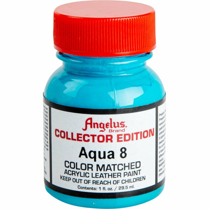 Red Angelus Collectors Edition Acrylic Paint Aqua 8 #310 29Ml Use On Leather, Vinyl Or Fabric Leather Paints