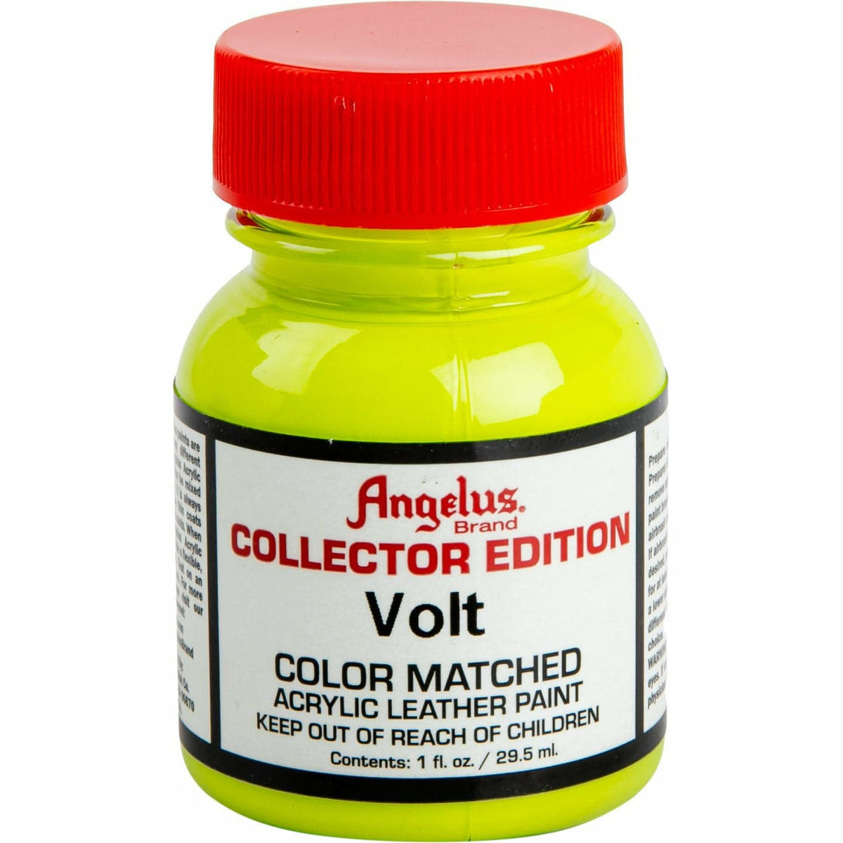 Gold Angelus Collectors Edition Acrylic Paint 2 Volt 29Ml Use On Leather, Vinyl Or Fabric Leather Paints