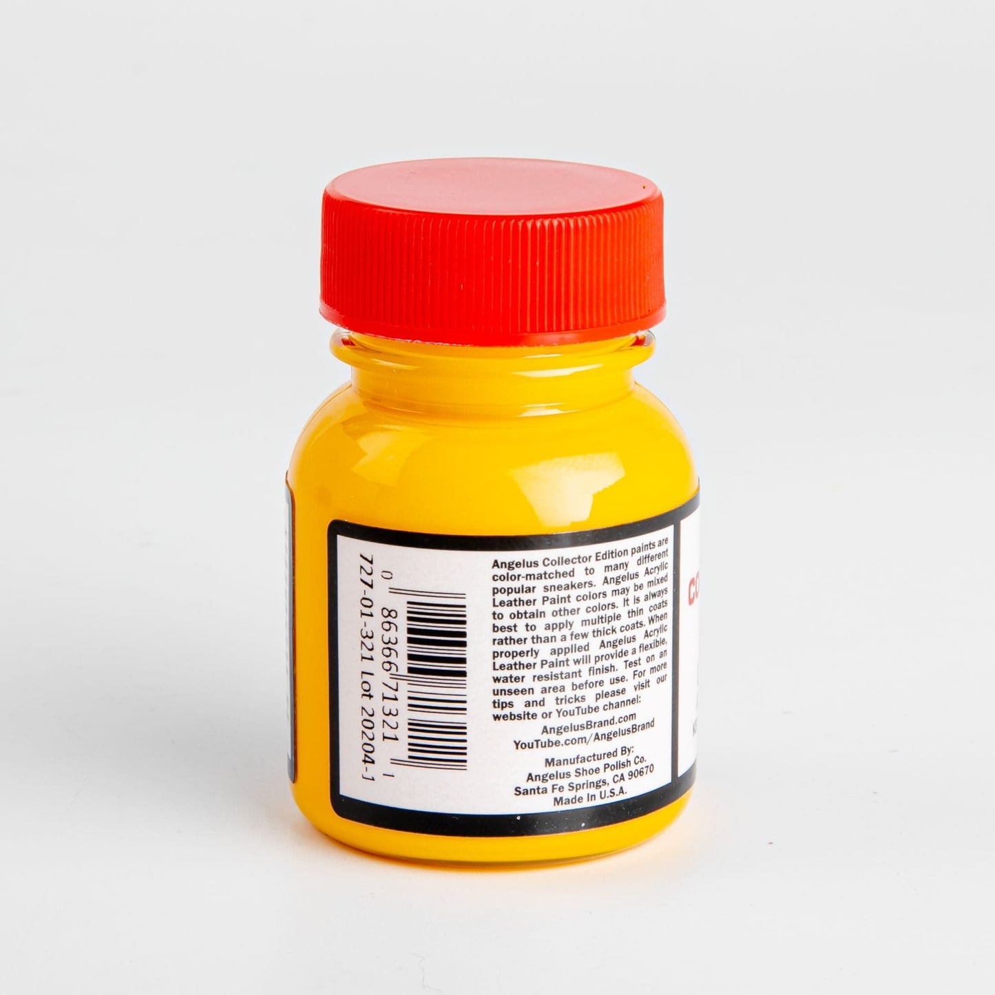 Gold Angelus Collectors Edition Acrylic Paint Maize #321 29Ml Use On Leather, Vinyl Or Fabric Leather Paints