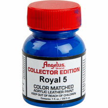 Dark Blue Angelus Collectors Edition Acrylic Paint Royal Blue #326 29Ml For Leather, Vinyl, Fabric Leather Paints