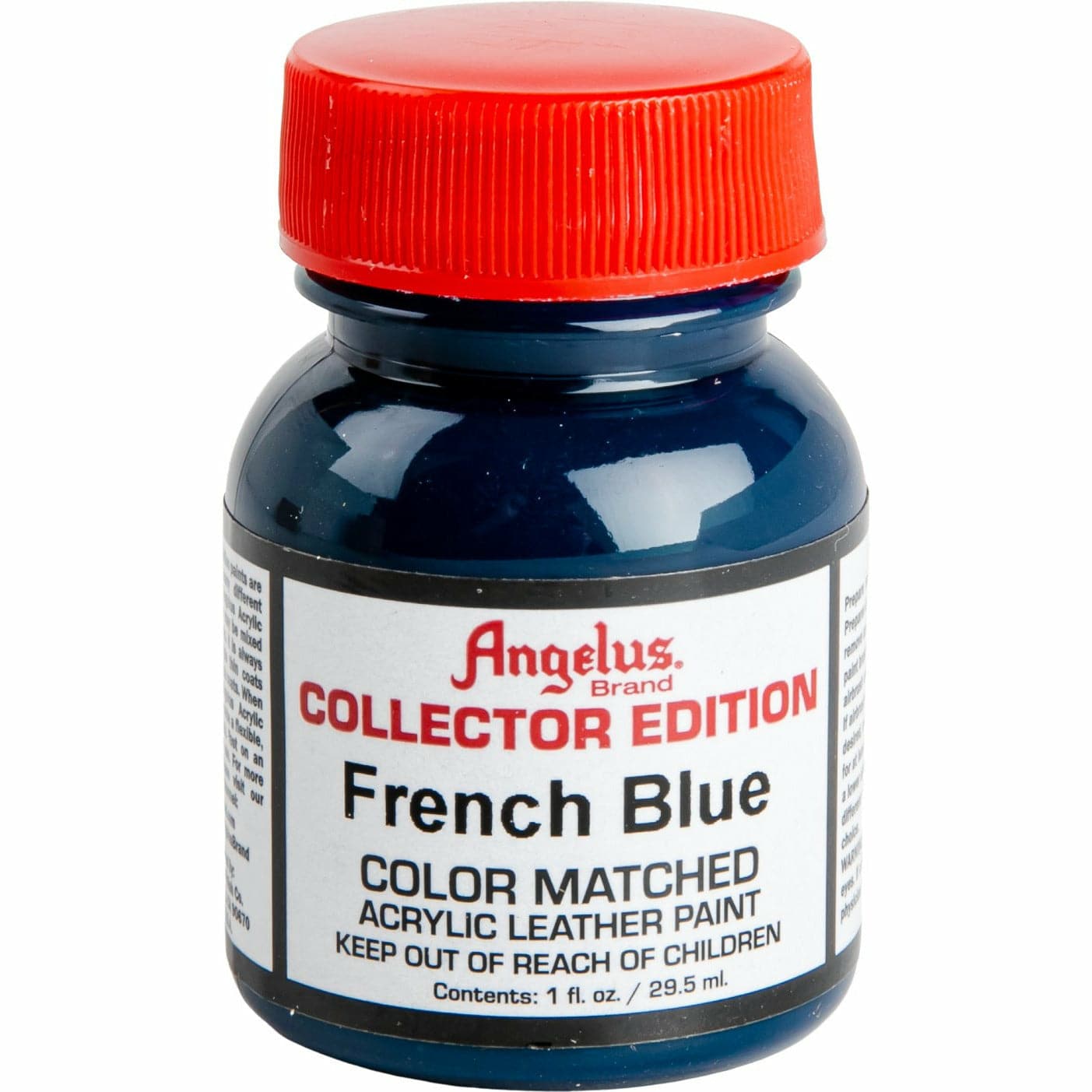 Red Angelus Collectors Edition Acrylic Paint 2 French Blue 339 29Ml For Leather, Vinyl, Fabric Leather Paints