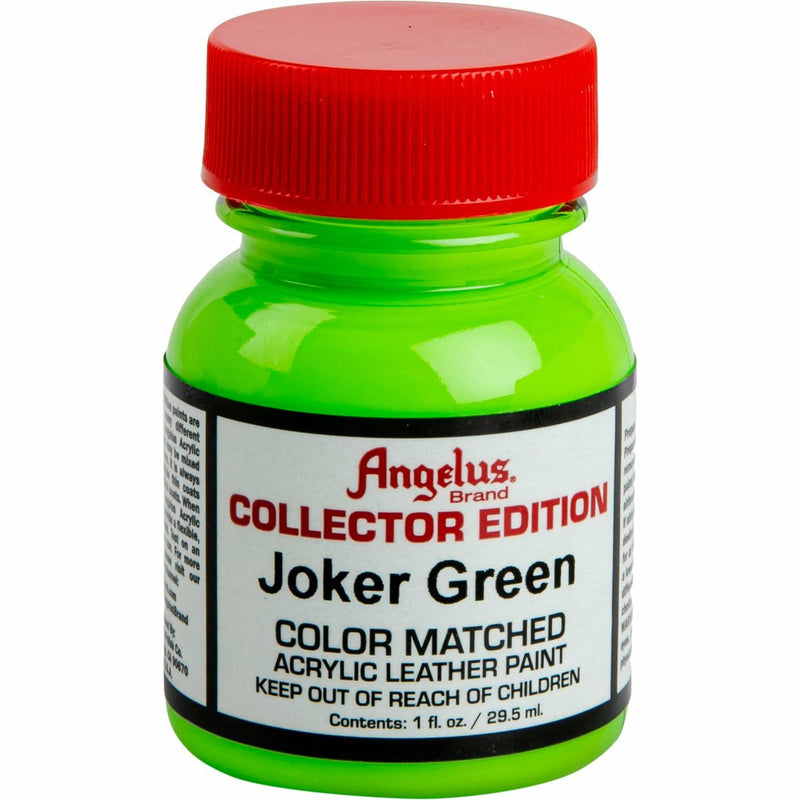 Lawn Green Angelus Collectors Edition Acrylic Paint 2 Joker Green 29Ml For Leather, Vinyl, Fabric Leather and Vinyl Paint