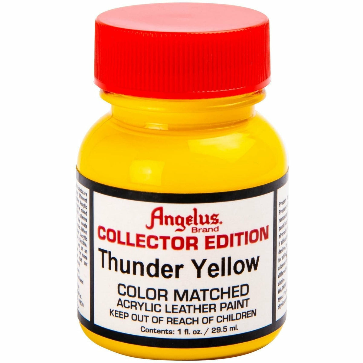 Gold Angelus Collectors Edition Acrylic Paint 2 Thunder Yellow 29Ml For Leather, Vinyl, Fabric Leather Paints