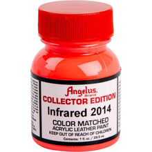 Red Angelus Collectors Edition Acrylic Paint Infrared #2014 29Ml For Leather, Vinyl, Fabric Leather Paints