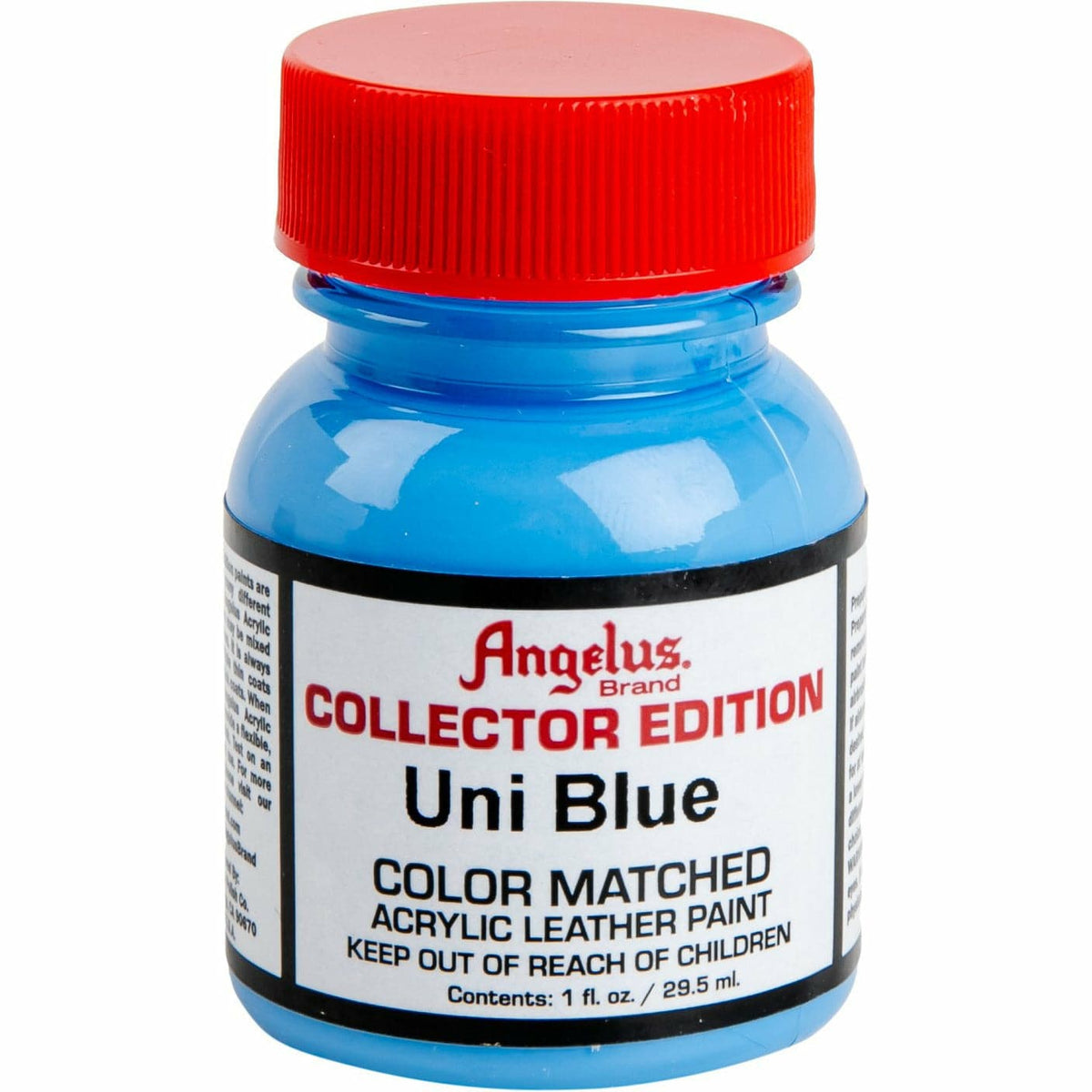 Dodger Blue Angelus Collectors Edition Acrylic Paint Uni Blue 29Ml For Leather, Vinyl, Fabric Leather Paints
