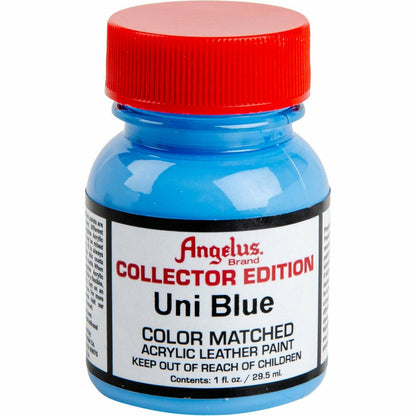 Dodger Blue Angelus Collectors Edition Acrylic Paint Uni Blue 29Ml For Leather, Vinyl, Fabric Leather Paints