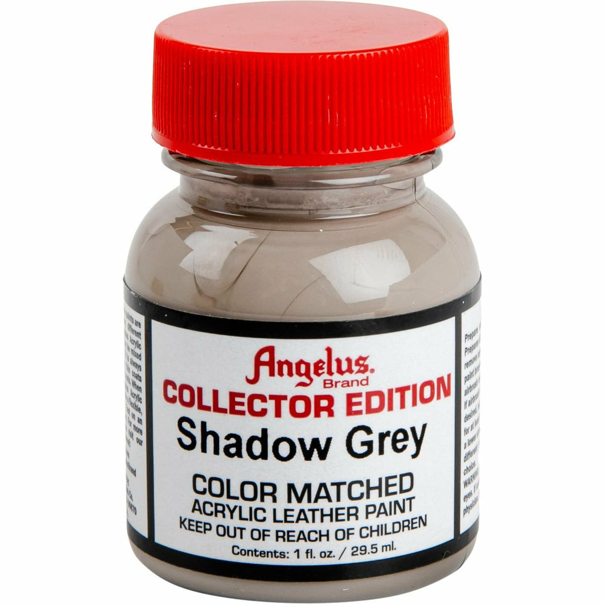 Firebrick Angelus Collectors Edition Acrylic Paint Shadow Grey #348  29Ml For Leather, Vinyl, Fabric Leather Paints