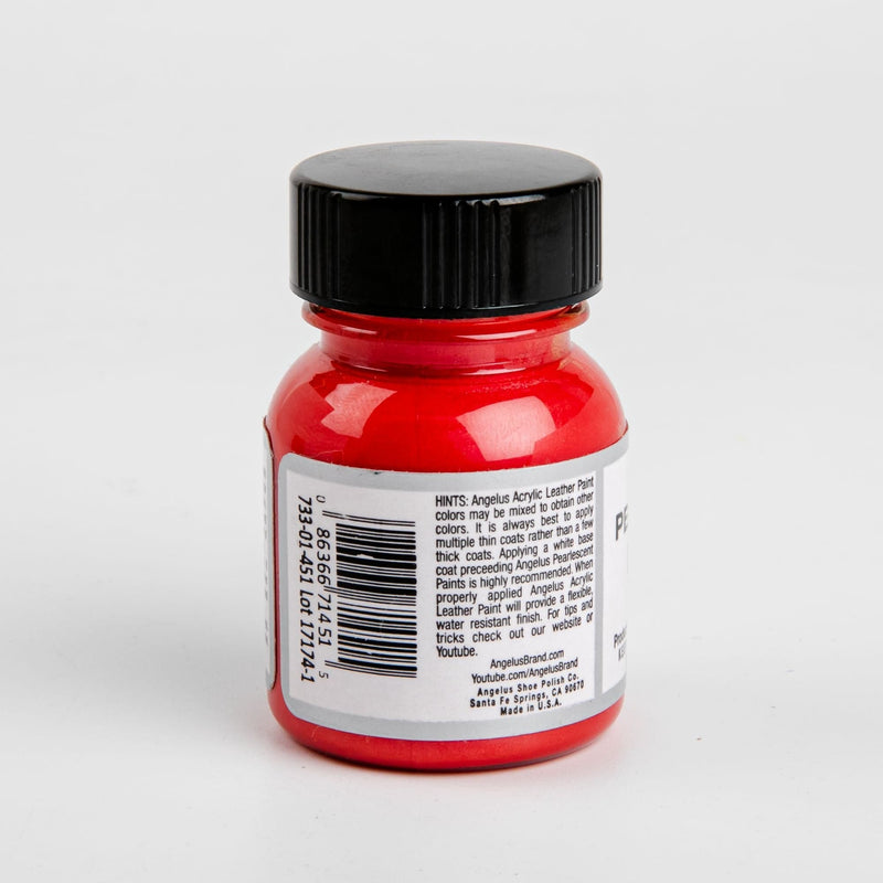 Red Angelus Pearlescent Acrylic Paint Riot Red