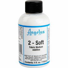 Light Gray Angelus 2-Soft Additive For Fabrics 118Ml Leather Paint Mediums