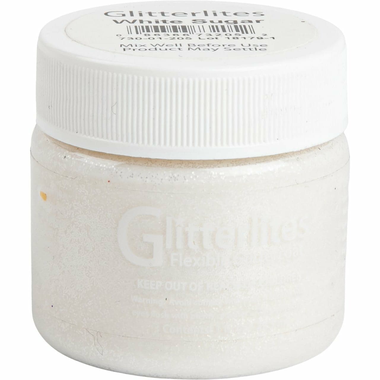 Light Gray Angelus Glitterlite Acrylic Paint White Sugar Paint 29Ml Leather Paints