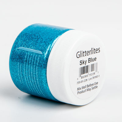 Dark Cyan Angelus Glitterlite Acrylic Paint Sky Blue #226 Paint 29Ml Leather Paints