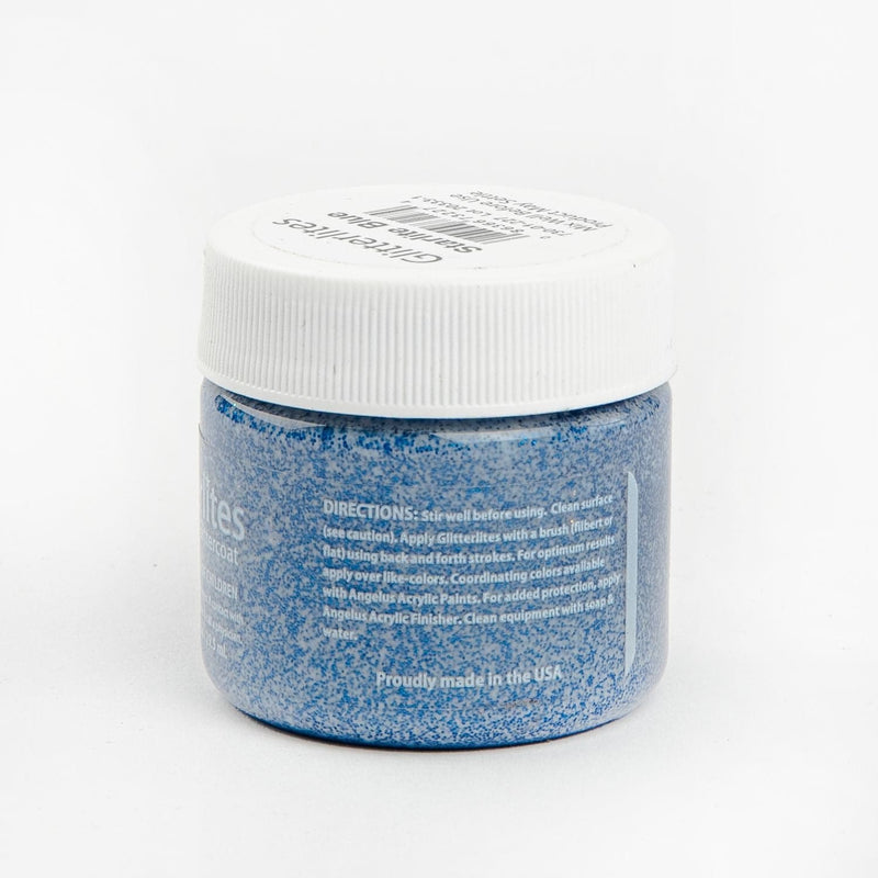 Slate Gray Angelus Glitterlite Acrylic Paint Starlite Blue