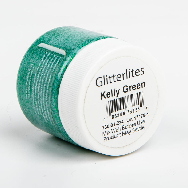 Angelus Glitterlite Acrylic Paint Kelly Green #234 Paint 29Ml