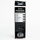 Black Angelus Micro Detail Paint Brush Set 5 Piece Leather Paint Brushes