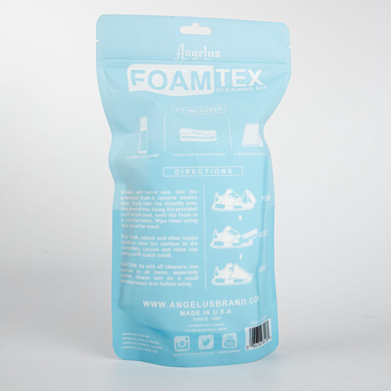 Light Blue Angelus Foamtex Cleaning Kit Leather and Vinyl Paint