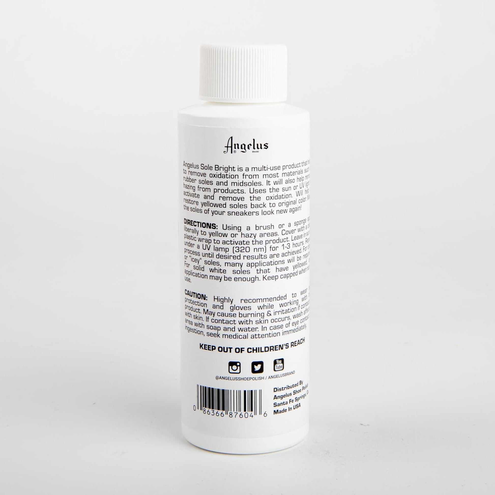 Gray Angelus Sole Bright Restorer 118ml Leather Care