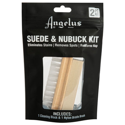 Black Angelus Suede and Nubuck Kit 2 Pack Leather Care