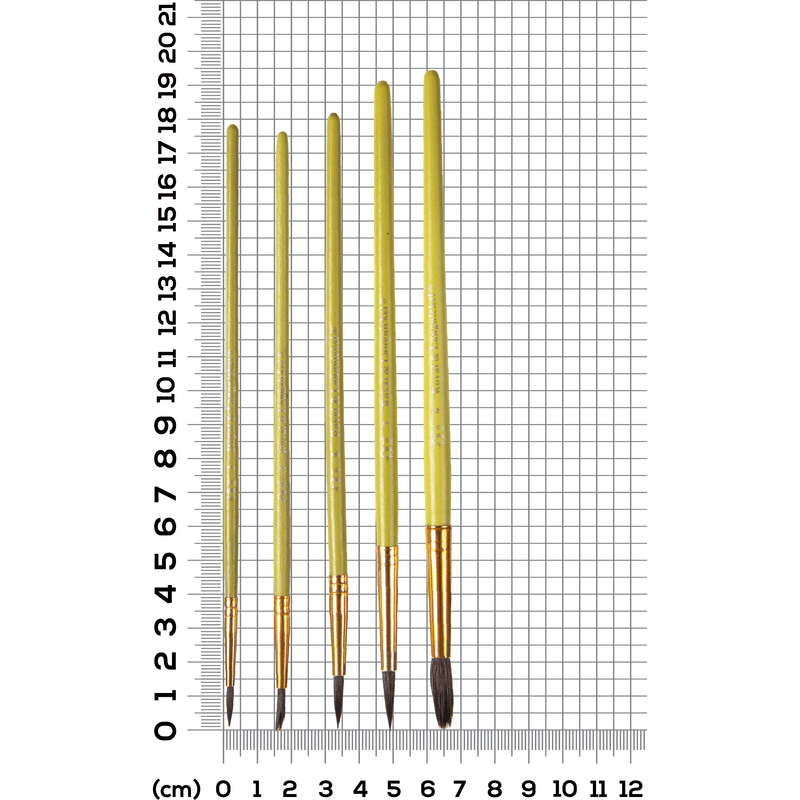 Rosy Brown Royal Langnickel Sable Value Pack Brush Set - 5/Pkg 325113 Paint Brushes