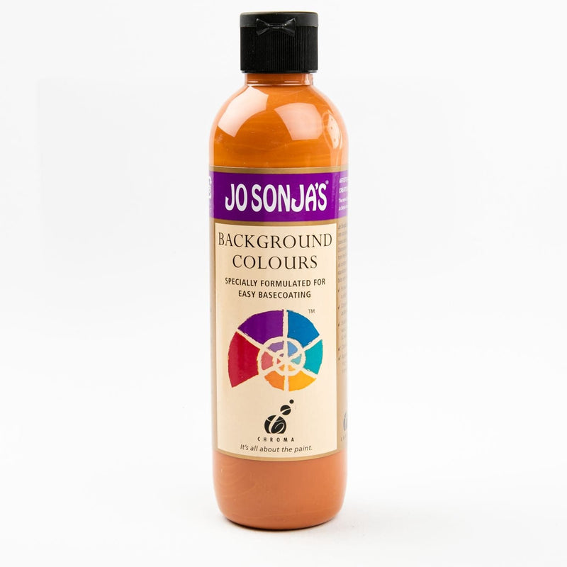 Bisque Jo Sonja Acrylic Background Colour 250mL Chestnut Acrylic Paints