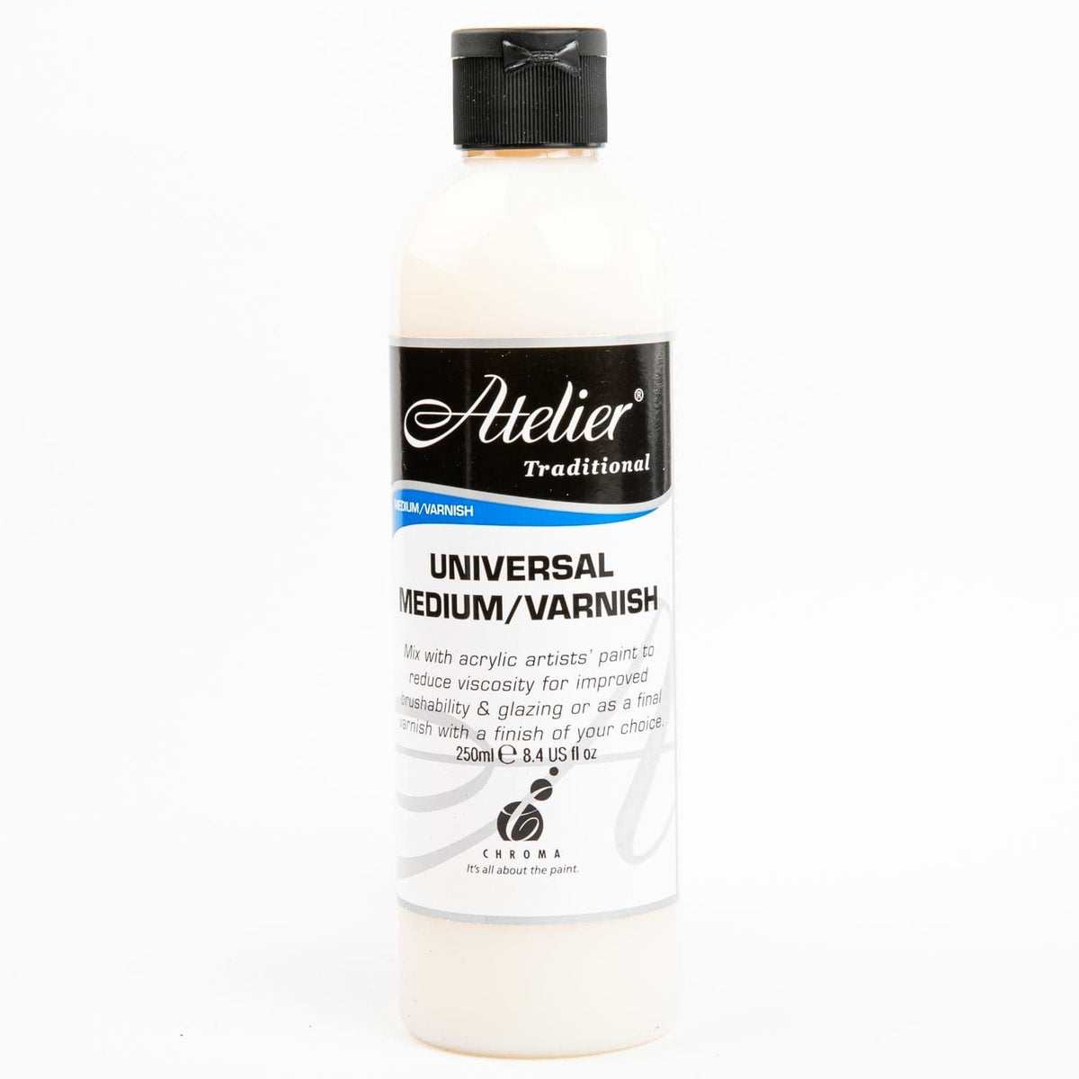 Black Atelier Universal Medium 250mL Acrylic Paints