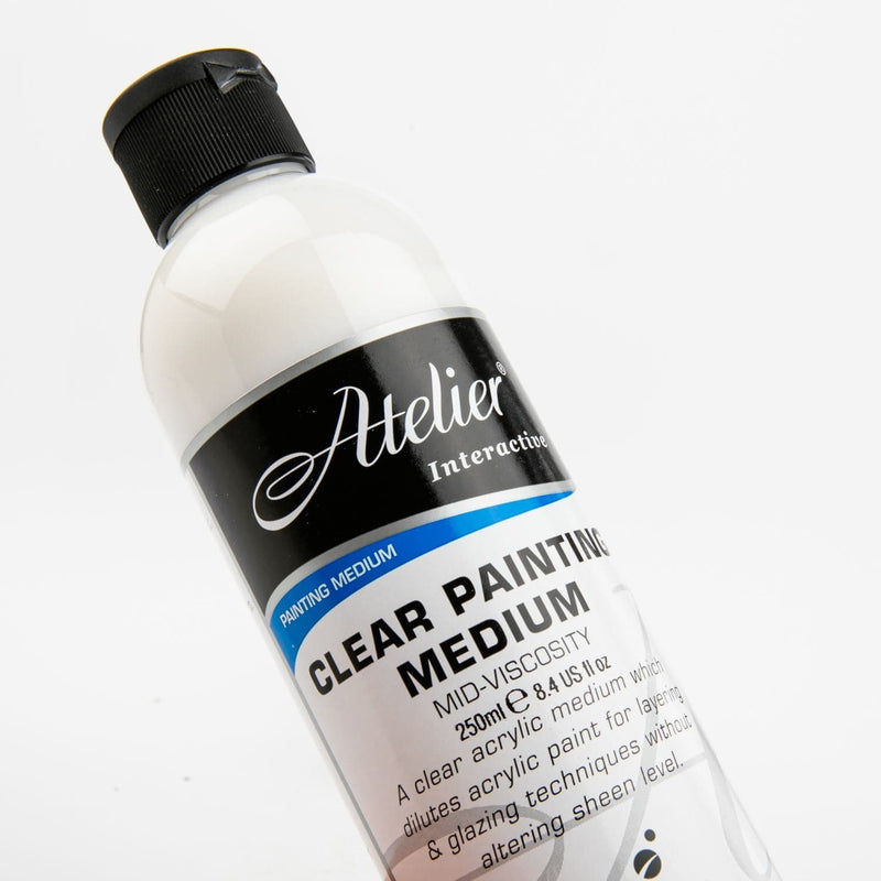 Black Atelier Clear Painting 250mL Medium Acrylic Paints