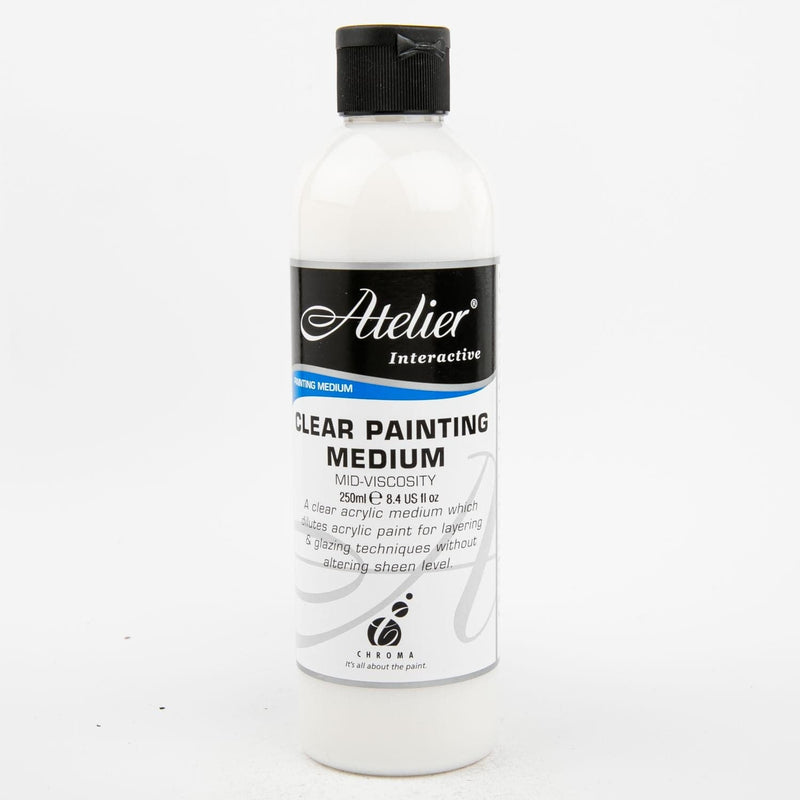 Black Atelier Clear Painting 250mL Medium Acrylic Paints