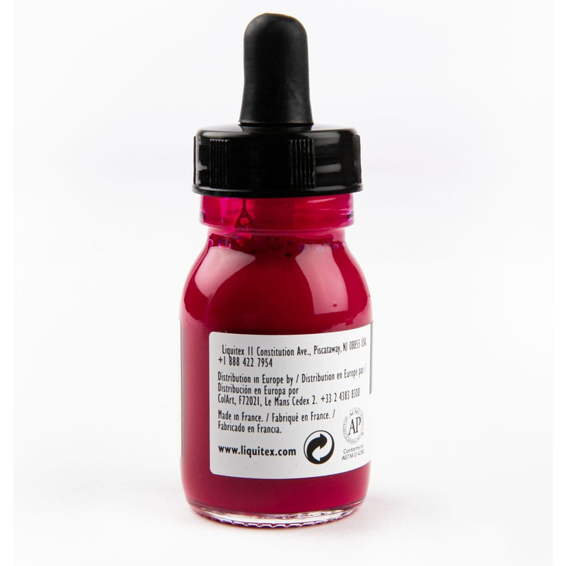 Dark Red Liquitex Acrylic Ink 30ml-Quinacridone Magenta Ink