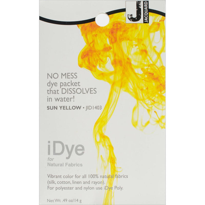 Gold Jacquard Idye-Sun Yellow 14Gm (Direct) Fabric Paints & Dyes