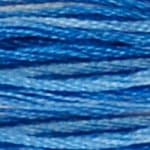 Midnight Blue DMC Stranded Cotton Art 117  - 121 Needlework Threads