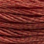 Dark Red DMC Stranded Cotton Art 117  - 3830 Needlework Threads