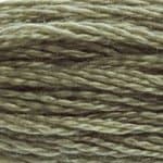 Dark Olive Green DMC Stranded Cotton Art 117  - 642 Needlework Threads