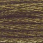 Dark Olive Green DMC Stranded Cotton Art 117  - 830 Needlework Threads