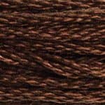 Dark Slate Gray DMC Stranded Cotton Art 117  - 898 Needlework Threads