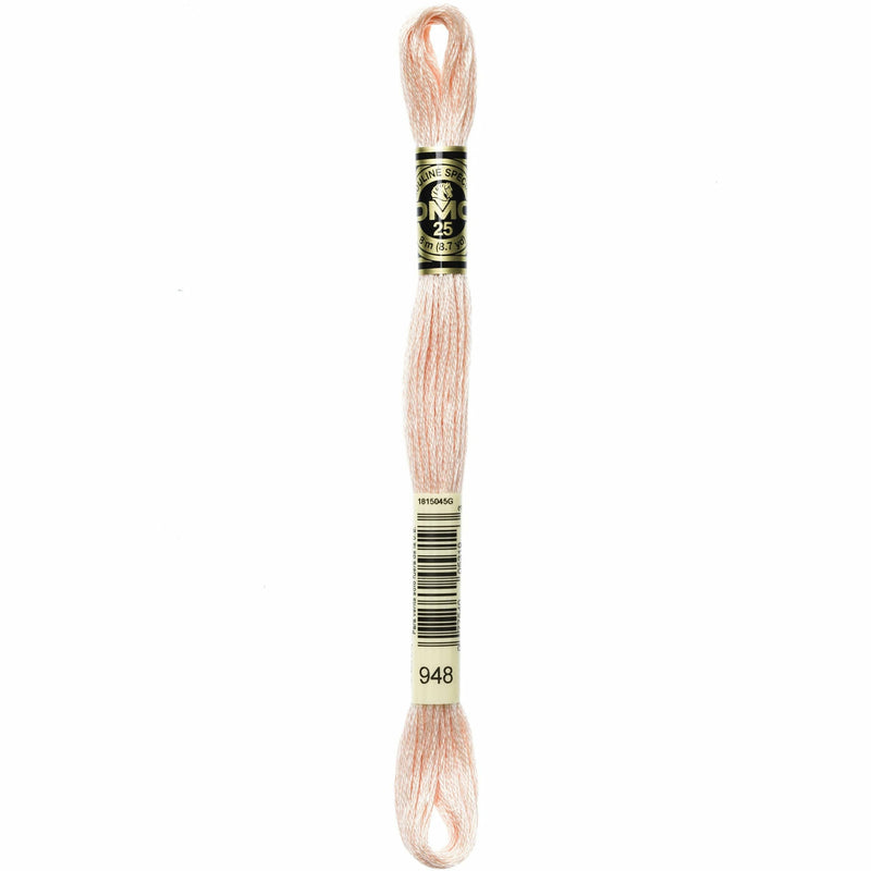 Light Pink DMC Stranded Cotton Art 117  - 948 Needlework Threads