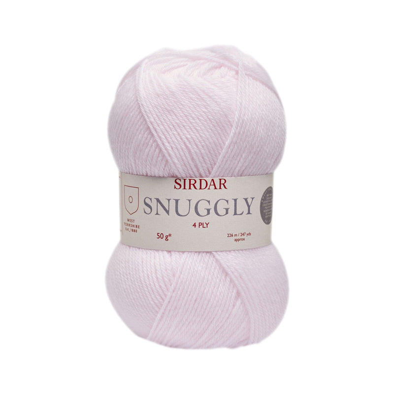 Light Gray Sirdar Yarn Snuggly 4 Ply 55% Nylon 45% Acrylic 50g - 0302 Pearly Pink Knitting and Crochet Yarn