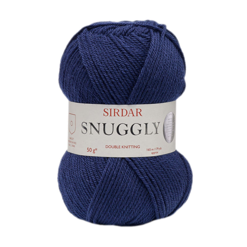 Midnight Blue Sirdar Yarn Snuggly Dk 55% Nylon 45% Acrylic 50g -  0224 Light Navy Knitting and Crochet Yarn