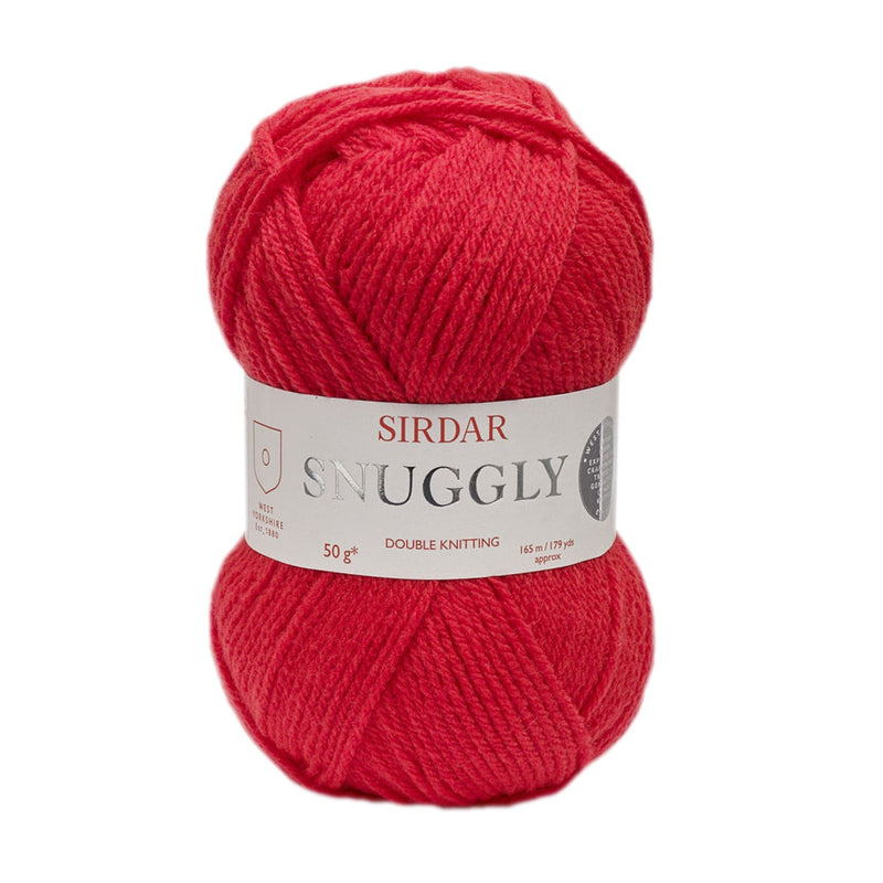Firebrick Sirdar Yarn Snuggly Dk 55% Nylon 45% Acrylic 50g -  0242 Flamenco Knitting and Crochet Yarn