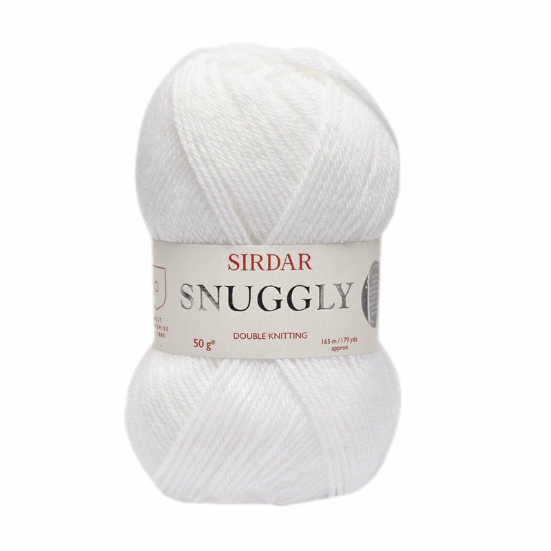 Light Gray Sirdar Yarn Snuggly DK 55% Nylon 45% Acrylic-0251 White 50g Knitting and Crochet Yarn