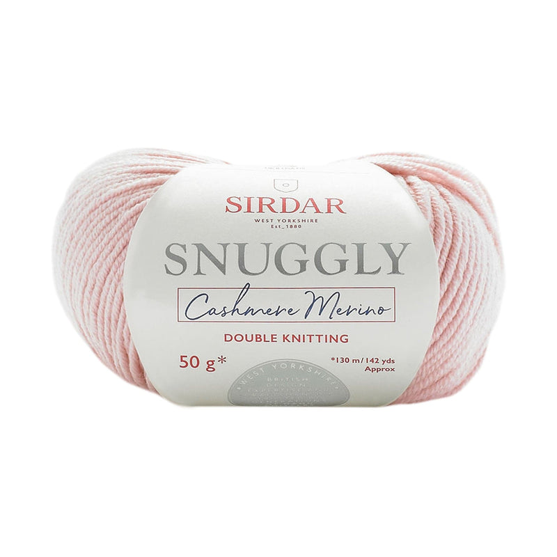 Light Gray Sirdar Yarn Snuggly Baby Cashmere Merino DK 57% Wool, 33% Acrylic, 10% Cashmere-0464 Baby Pink 50g Knitting and Crochet Yarn