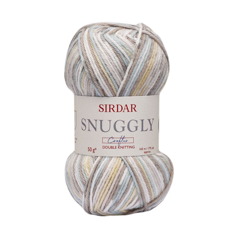 Gray Sirdar Yarn Snuggly Baby Crofter 50g - 55% Nylon 45% Acrylic 50g - 0177 Hazel Knitting and Crochet Yarn