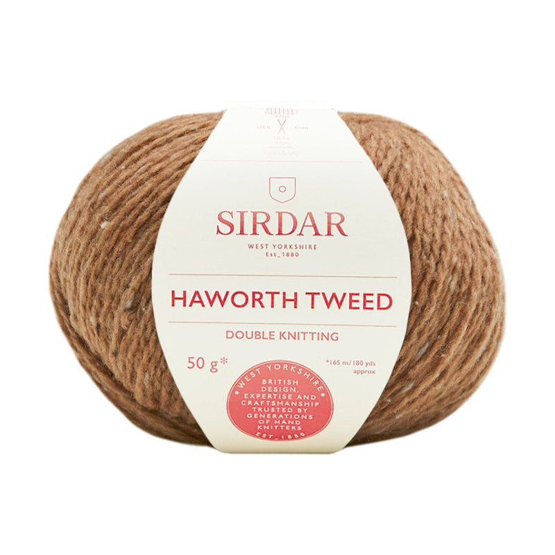 Antique White Sirdar Yarn Haworth Tweed - 50% Wool 50% Nylon - 50g  - Harewood Chestnut Knitting and Crochet Yarn